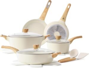 Non-stick pots and pans set