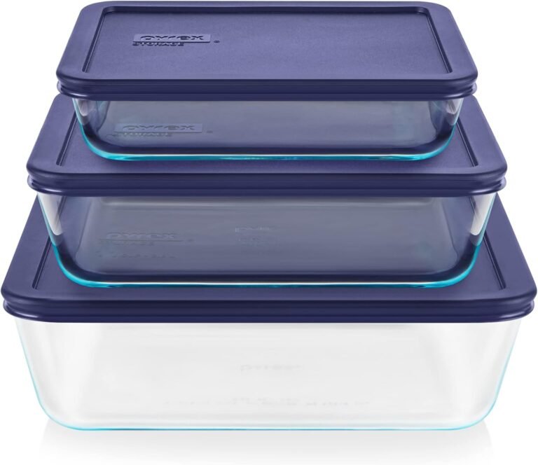 Glass food storage containers
