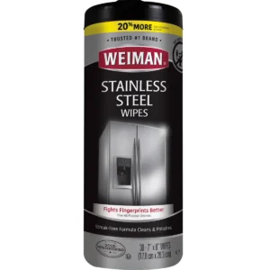 Stainless steel cleaning set
