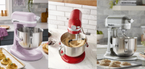 Stand mixer with lift-off bowl
