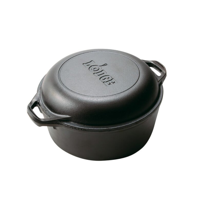 Double Dutch oven, 5 quart capacity